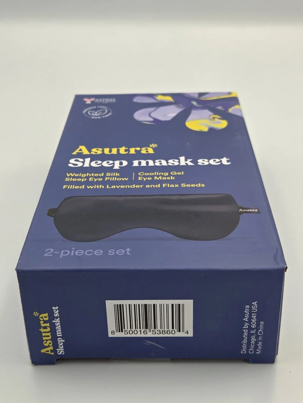 Asutra Sleep Mask/ Cooling Eye Gel Mask Set Nwt